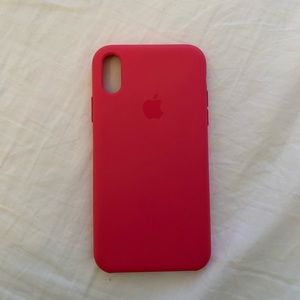 iphone xr pink apple case